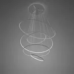 Lampa wisząca Ledowe okręgi No.5 Φ150 cm 4k czarna ściemnialna Altavola Design