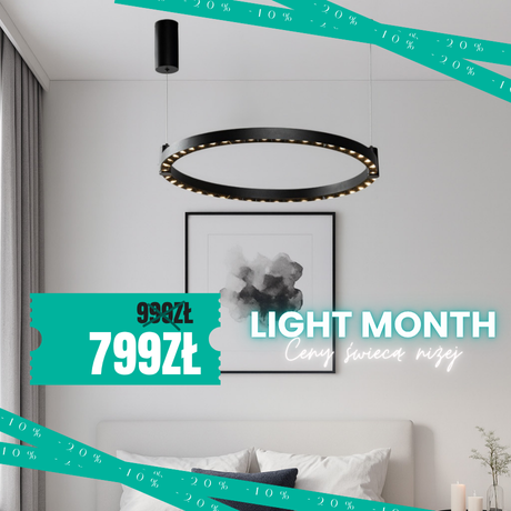Ledowa Lampa wisząca Diamante No.2 CO1 100cm czarna