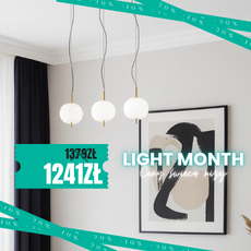 Złota lampa wisząca LED Apple CL3