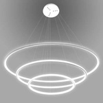 Lampa wisząca Ledowe Okręgi No.3 100cm 4k biała Dali