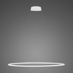 Lampa wisząca Ledowe Okręgi No.1 100cm 3k biała