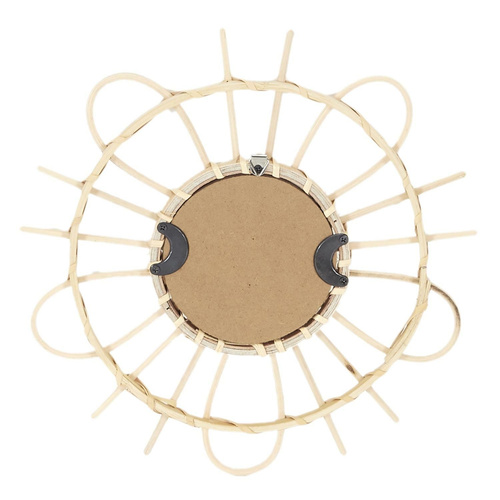 Zestaw 3 luster rattanowych Lipsi