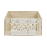 Zestaw 3 pudełek Gigogne boho plecione