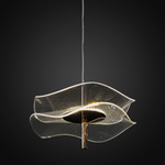 Lampa wisząca Mariposa różowe złoto 3000K