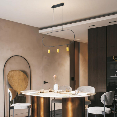 Lampa Wisząca Luna 3-GD
