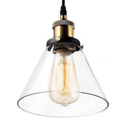 NY Loft No.1 Szklana Lampa wisząca