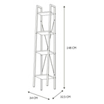 Regał Cilyan M biały