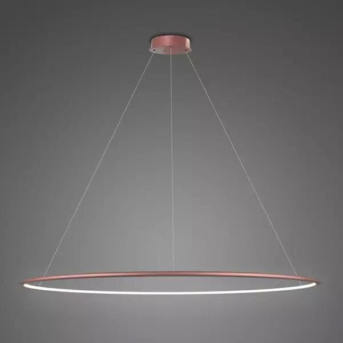 Lampa wisząca Ledowe Okręgi No.1 150cm 4k Różowe Złoto 