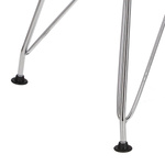 Krzesło P016 PP czerwone, chromowane nogi