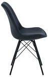 Krzesło Eris Sztruks Antracytowe