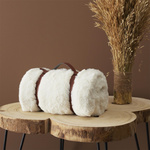 Koc Furry 120x150cm biały z uchwytem