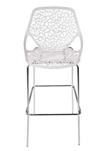 Stołek barowy Cepelia biały