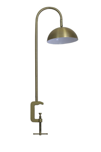 Lampka z klipsem Jupiter złota