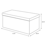 Pufa Intesi Velse składana granatowa