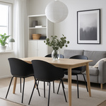 Krzesło Topley Arm czarne