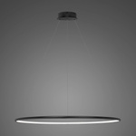 Lampa wisząca Ledowe Okręgi No.1 100cm 3k czarna ściemnialna