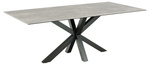 Stół Heaven 200cm szary/czarny