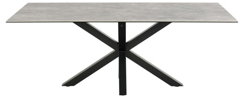 Stół Heaven 200cm szary/czarny