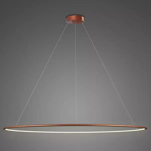 Lampa wisząca Ledowe Okręgi No.1 230cm 3k miedziana 