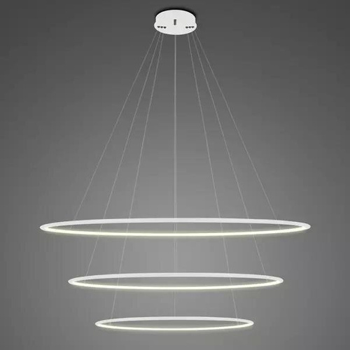 Lampa wisząca Ledowe Okręgi No.3 100cm 3k biała Dali