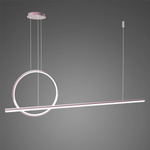 Lampa wisząca Linea No.2 40cm 4k różowo złota 