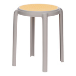 Stołek Zula szary
