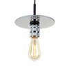 lampa wisząca \ chrom || dymny \ 1