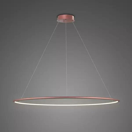 Lampa wisząca Ledowe Okręgi No.1 100cm 3k Różowe Złoto