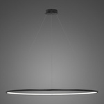 Lampa wisząca Ledowe Okręgi No.1 150cm 4k czarna ściemnialna 