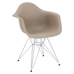 Krzesło P018 PP milde grey, chrom nogi HF