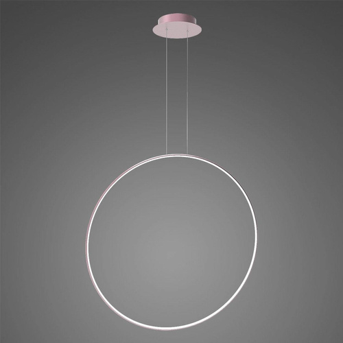 Lampa wisząca Ledowe Okręgi No.1 X 100cm 4k Różowe Złoto Dali