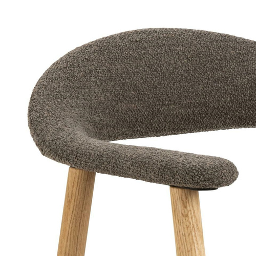 Krzesło Addi  brązowe/ dąb Monza 40