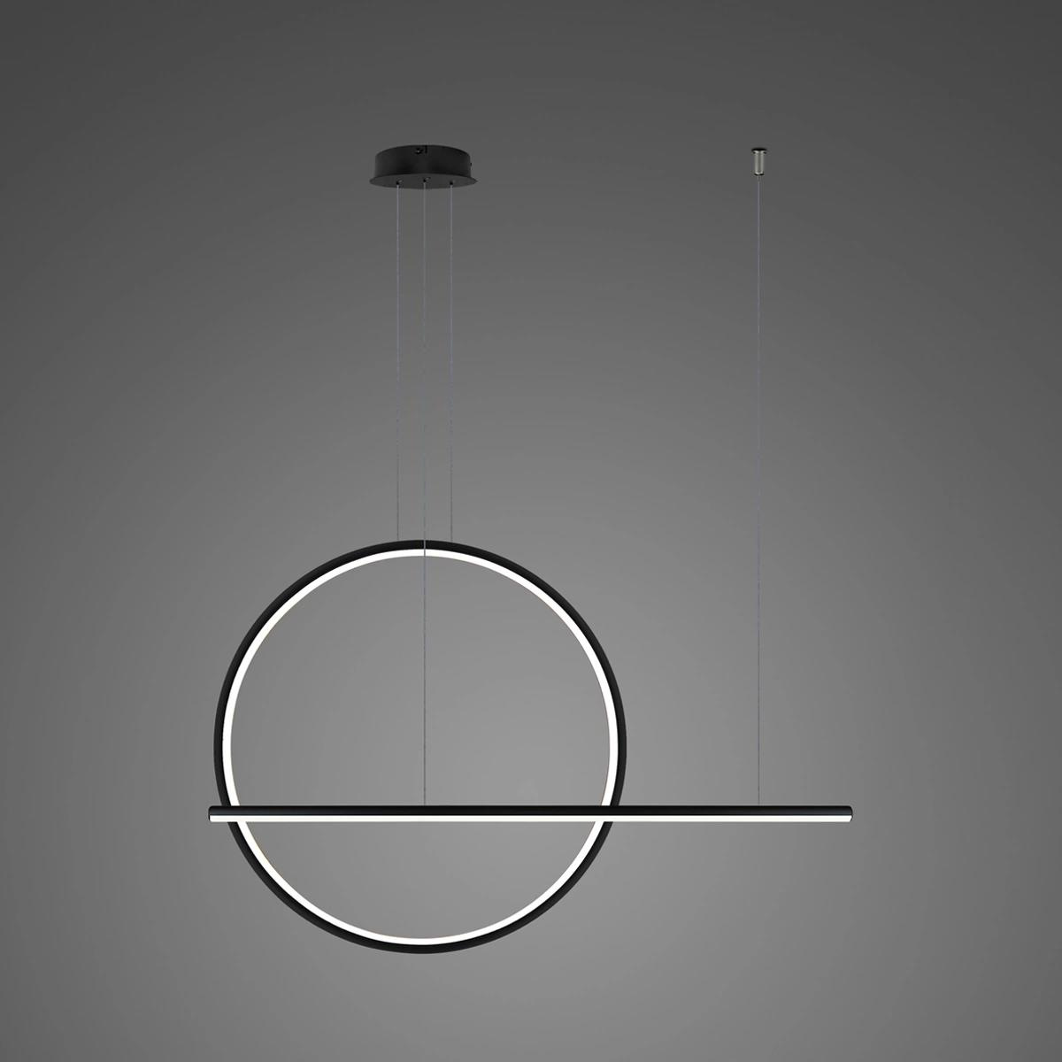 Hängeleuchte Linea No.2 80cm schwarz – modernes Design