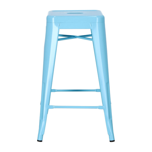 Hoker Paris 66cm niebieski inspirowany Tolix