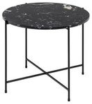 Stolik kawowy Avila niski czarny marmur