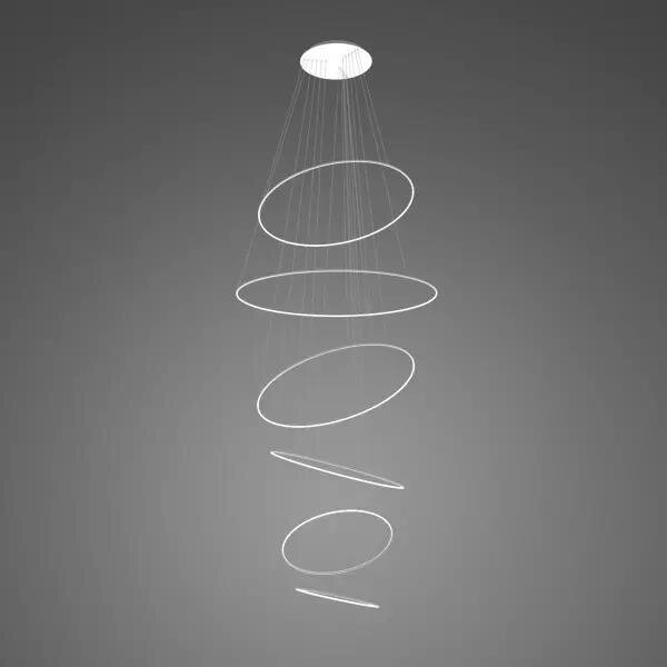 LED-Pendelleuchte Ledowe Okręgi No.6 weiß3k Dali