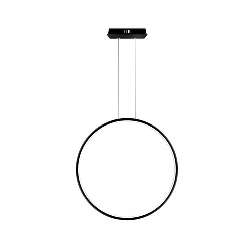 Lampa wisząca Ledowe Okręgi No.1 X 80cm 3k 43W czarny 