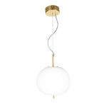 Złota lampa wisząca LED Apple P 