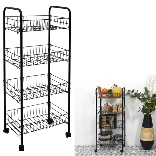 Wózek Pratic czarny metalowy