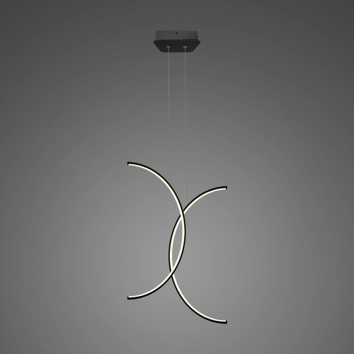 Lampa Ledowa Infinity No.2 80cm 3k czarna 