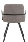 Krzesło z podłokietnikami Selina szary    ciemny