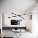 Lampa wisząca Ledowe Okręgi No.3 100cm 4k czarna Dali