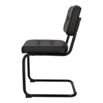 Krzesło Nelson soft black swing black PU