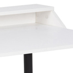 Biurko Joe biały/czarny