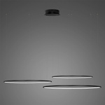 Lampa wisząca Ledowe Okręgi No.3 80cm 2700k czarna Dali