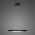 Lampa wisząca Ledowe Okręgi No.1 40cm3k 21W czarna 