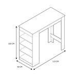 Stół barowy Blox naturalny