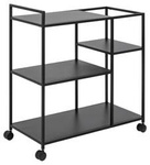 Wózek na kółkach Newcastle czarny