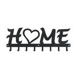 Wieszak ścienny Home czarny