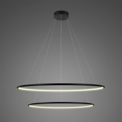 Lampa Ledowe Okręgi No.2 czarna 80cm 2700k Dali